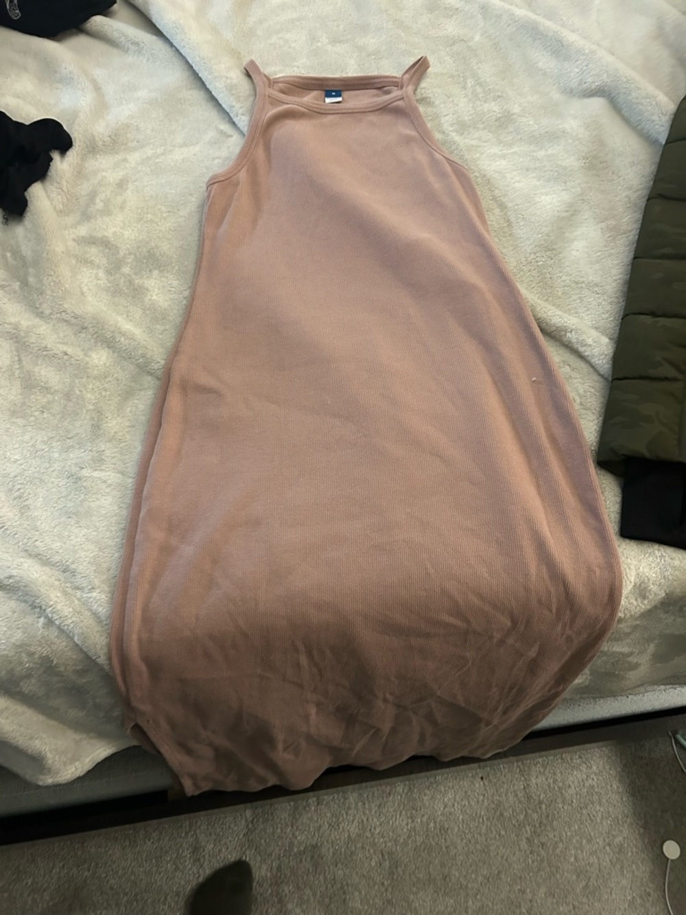 Old Navy Mauve Pink Knit Maxi Dress